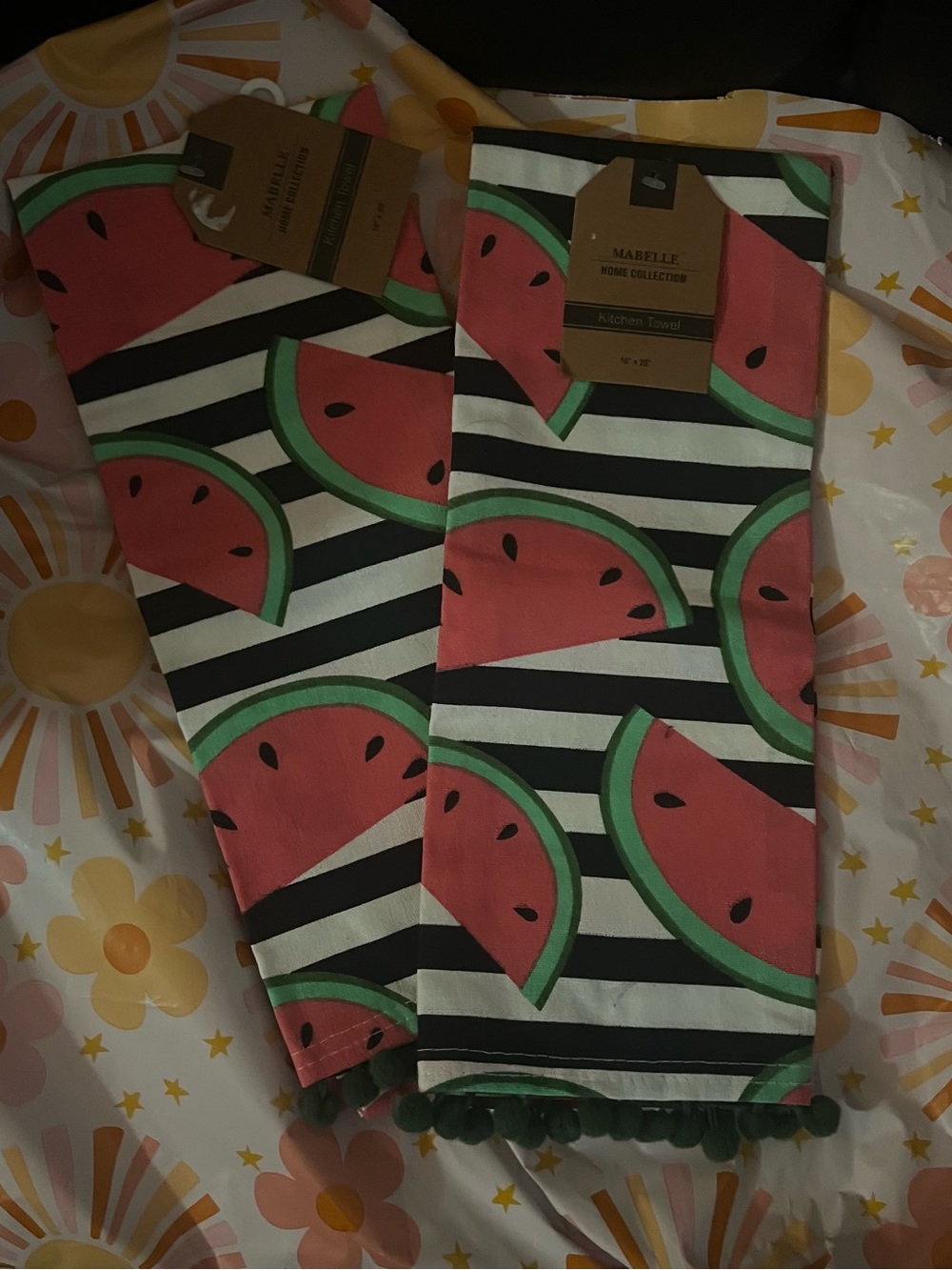 Watermelon Bundle - Throw Pillow, Oven Mitten & 2 Kitchen Towels - Picture 4 of 4